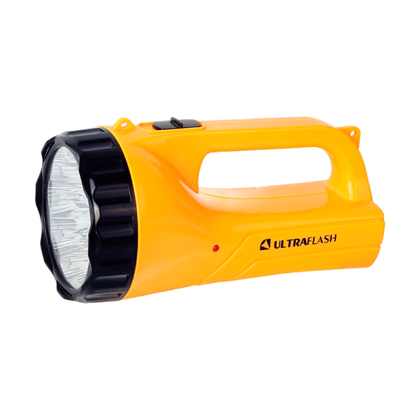 Фонарь туристический Ultraflash LED3816SM 0.9W 9LED от аккумулятора IP22 прямая подзарядка черный же