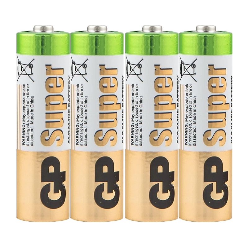 Батарейка GP Super LR6 AA Shrink 4 Alkaline 1.5V (4/96/192/384)
