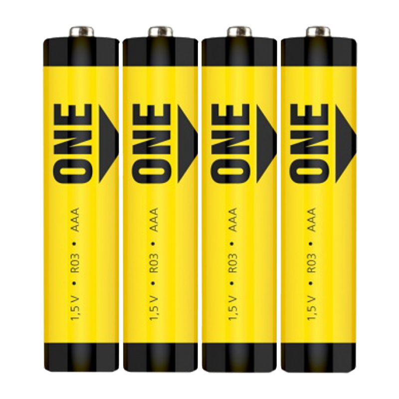Батарейка Smartbuy ONE ECO R03 AAA Shrink 4 Heavy Duty 1.5V (4/60/600)