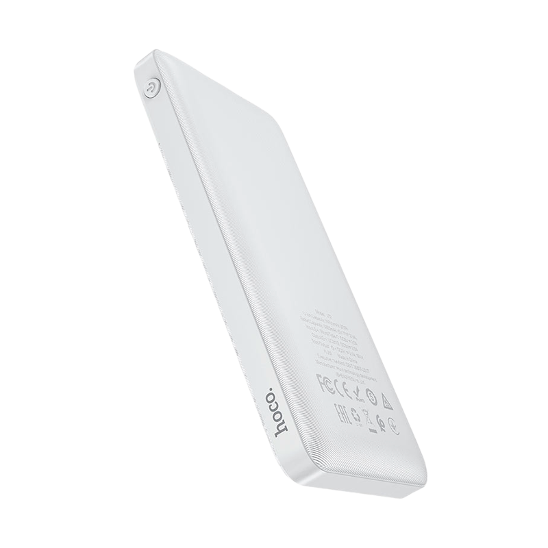 Внешний аккумулятор HOCO J72 10000mAh 2.0A 2USB/Type-C белый (1/37)