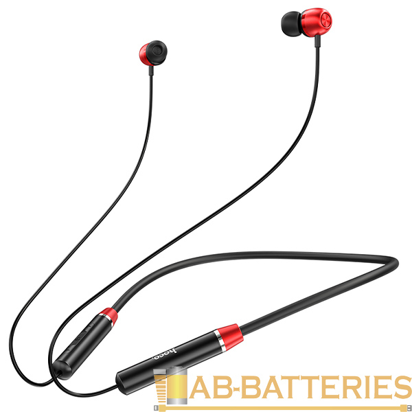 Наушники внутриканальные HOCO ES53 bluetooth 5.0 с микр. спорт. красный (1/90)