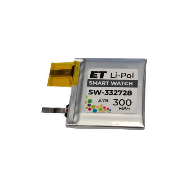 Аккумулятор ET SW-332728 3.8В, 300мАч,&nbsp;&nbsp;для Smart Watch