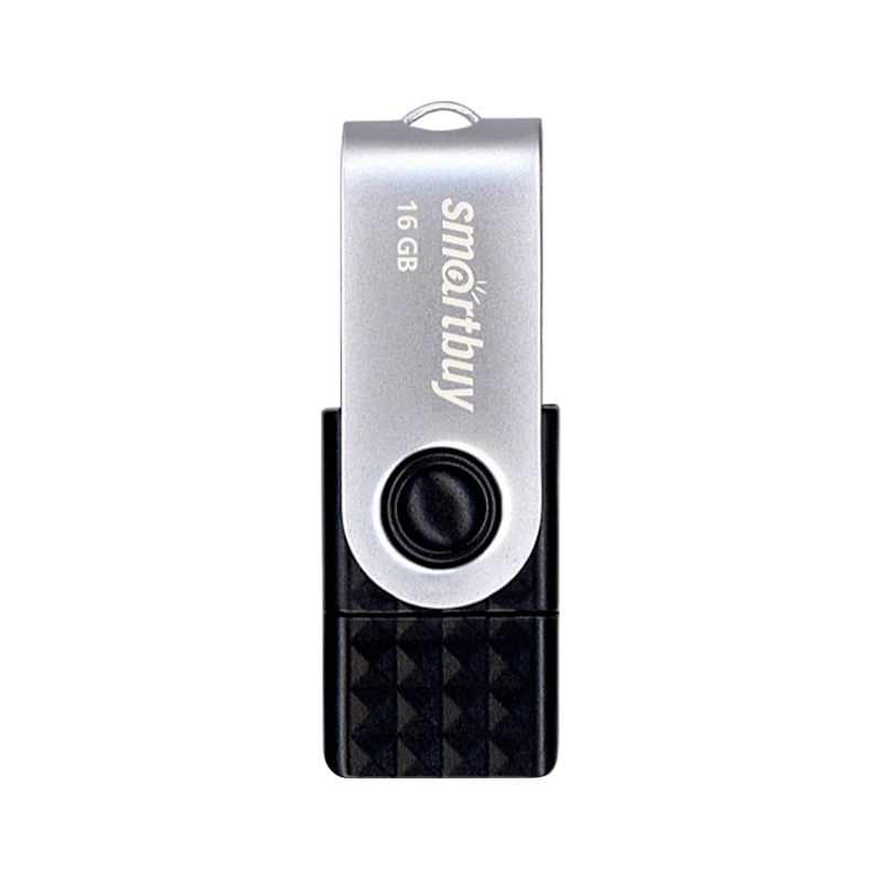 Флеш-накопитель Smartbuy TRIO 16GB USB3.0 Type-C (m)/microUSB (m) пластик черный