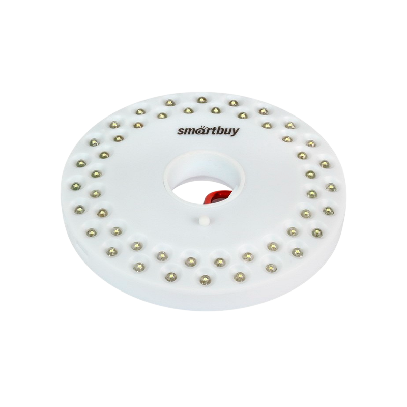 Фонарь светодиодный Smartbuy SBF-8254-W 48LED от батареек белый (1/120)