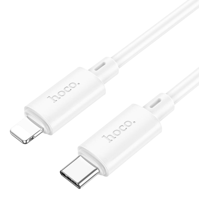 Кабель HOCO X88 Lightning (m)-Type-C (m) 1.0м 20W ПВХ белый (1/420)