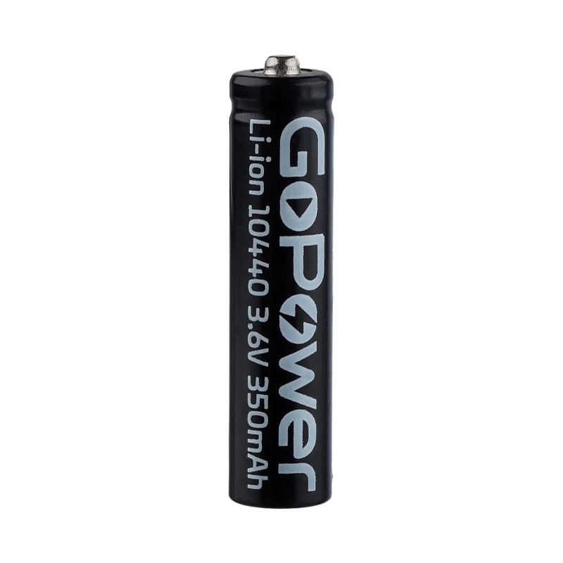 Аккумулятор Li-ion GoPower 10440 PC1 3.7V 350mAh без выводов