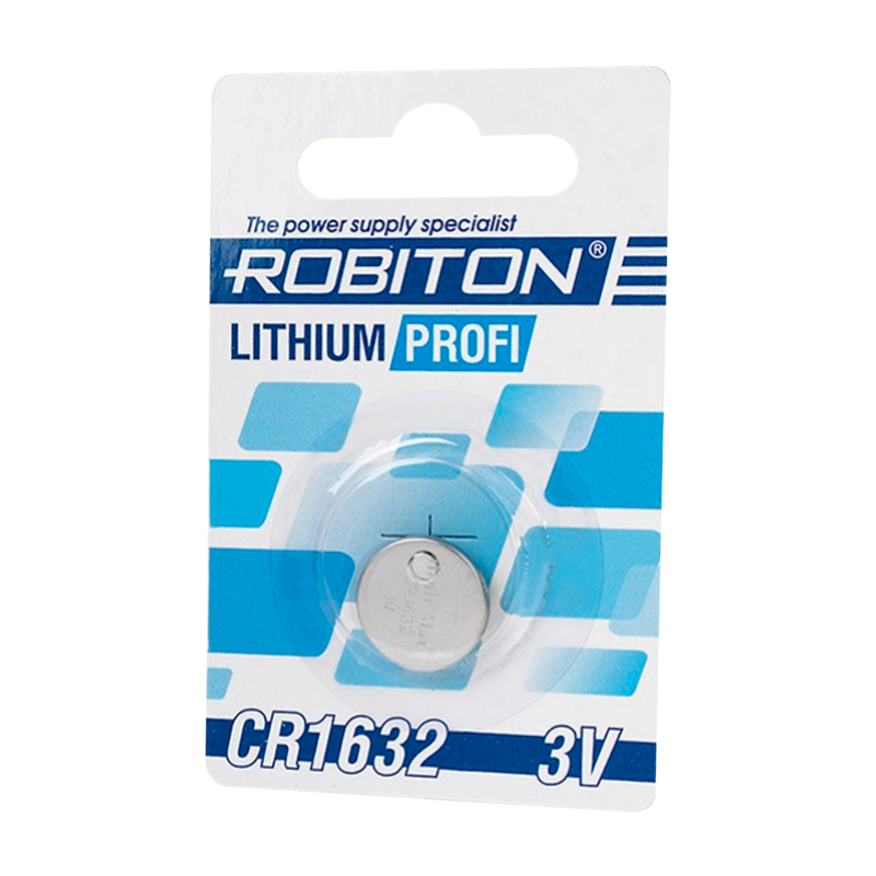 Батарейка ROBITON PROFI R-CR1632-BL1, CR1632 BL1 (1/40/1800)