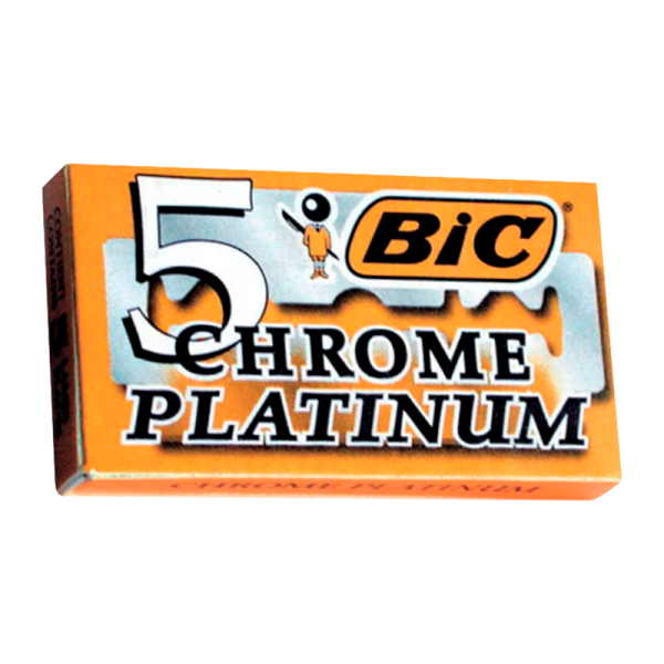 Лезвия BIC двустронние 5шт в упаковке, цена за 1 лезвие (5/100/2000)