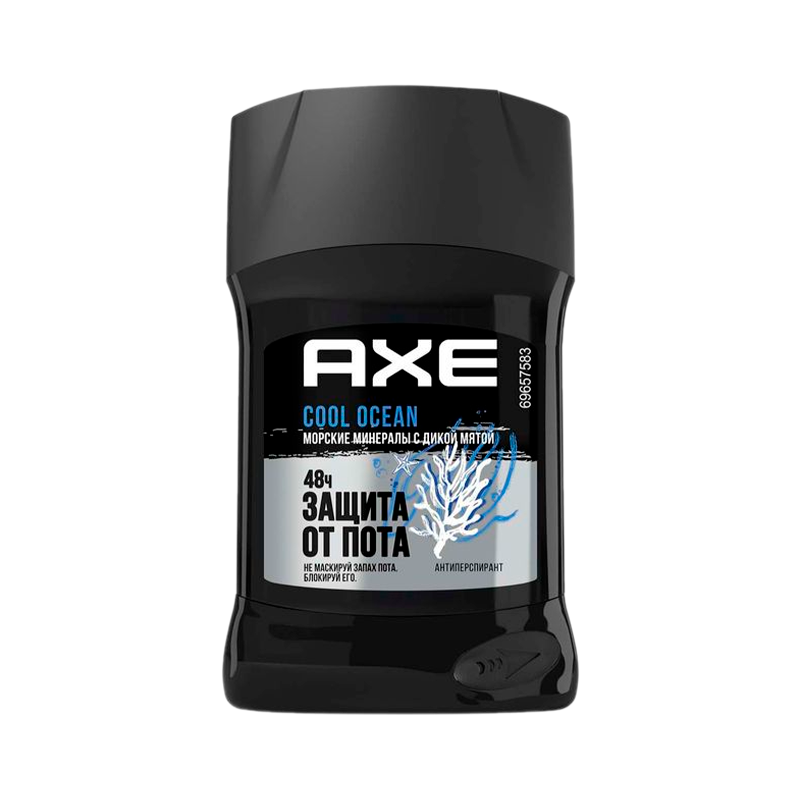Дезодорант мужской AXE Cool Ocean стик 50г (1/3/6)