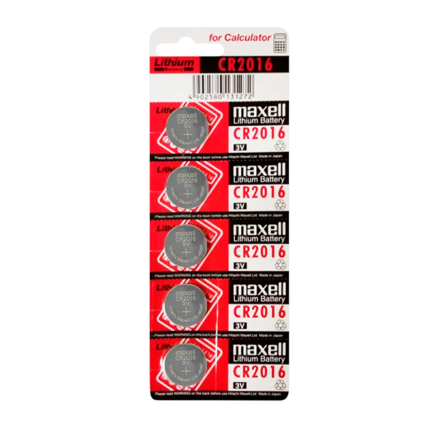 Батарейка Maxell CR2016 BL5 Lithium 3V (5/100/2000)