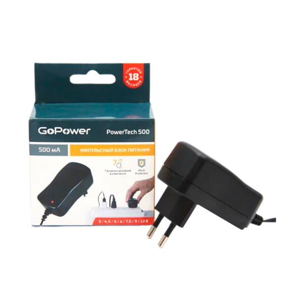 Блок питания GoPower PowerTech 500 универсальн. импульсный (1/100)
