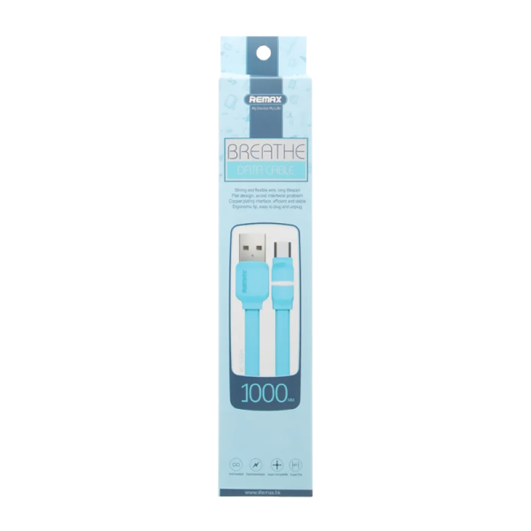 USB кабель REMAX Breathe (Micro) RC-029M Синий