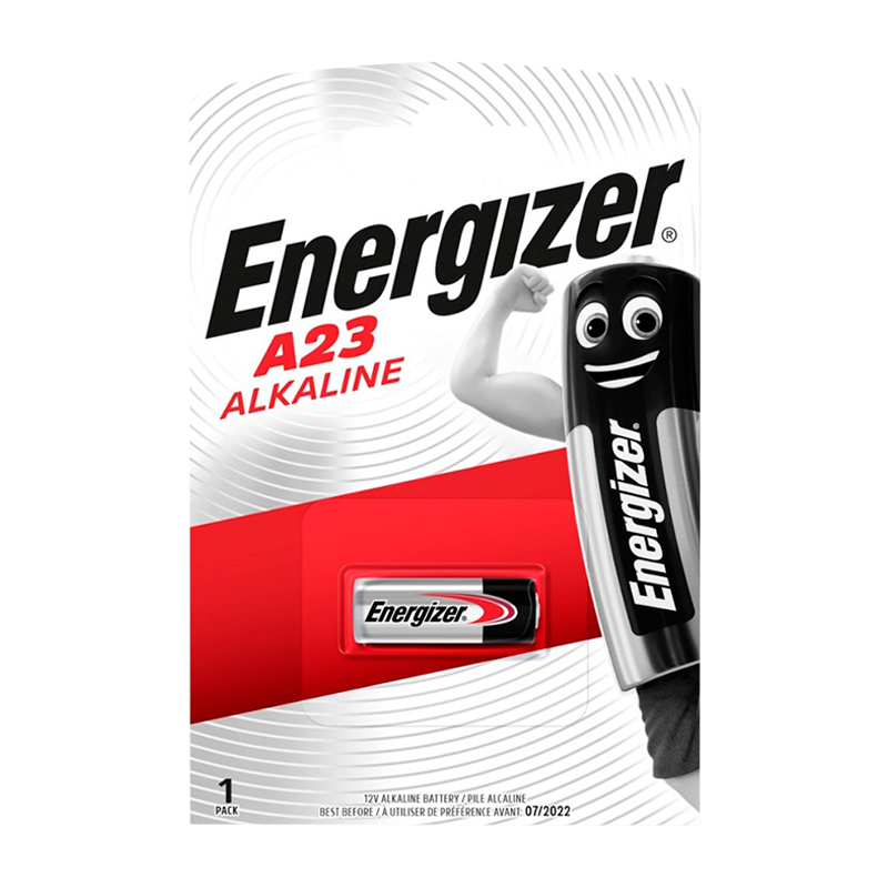 Батарейка Energizer LR23/V23GA/A23/MN21 BL1 Alkaline 12V (1/10/80)