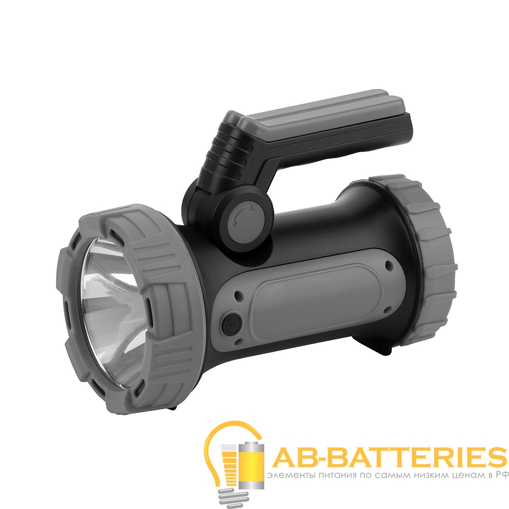 Фонарь туристический ЭРА PA-703 10W COB от аккумулятора IP65 серый черный
