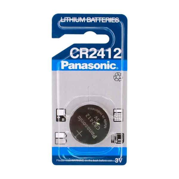 Батарейка Panasonic CR2412 BL1 Lithium 3V (1/12)