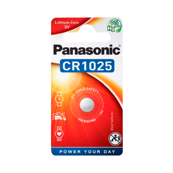 Батарейка Panasonic Power Cells CR1025 BL1 Lithium 3V (1/12)