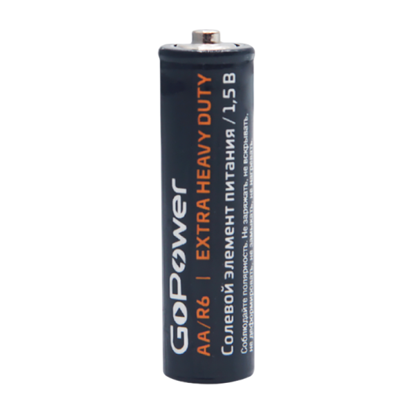 Батарейка GoPower R6 AA BL4 Heavy Duty 1.5V (4/48/576)