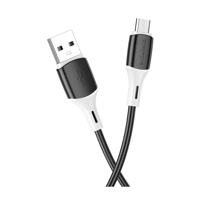 Кабель Borofone BX79 USB (m)-Type-C (m) 1.0м 2.4A силикон черный (1/360)