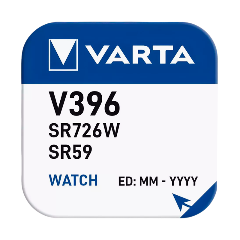 Батарейка Varta 396 (SR726W) BL1 Silver Oxide 1.55V (1/10/100)
