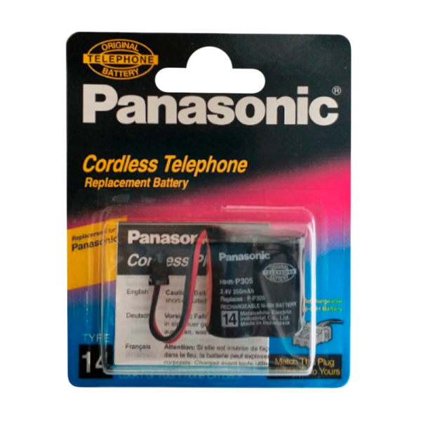 Аккумулятор для радиотелефонов Panasonic HHR-P305 BL1 NI-MH 350mAh (1/6)