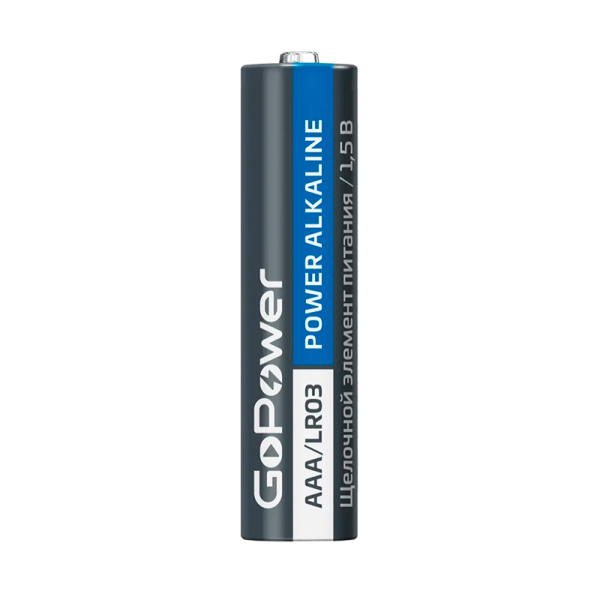 Батарейка GoPower LR03 AAA BL5 Alkaline 1.5V (5/50/600)