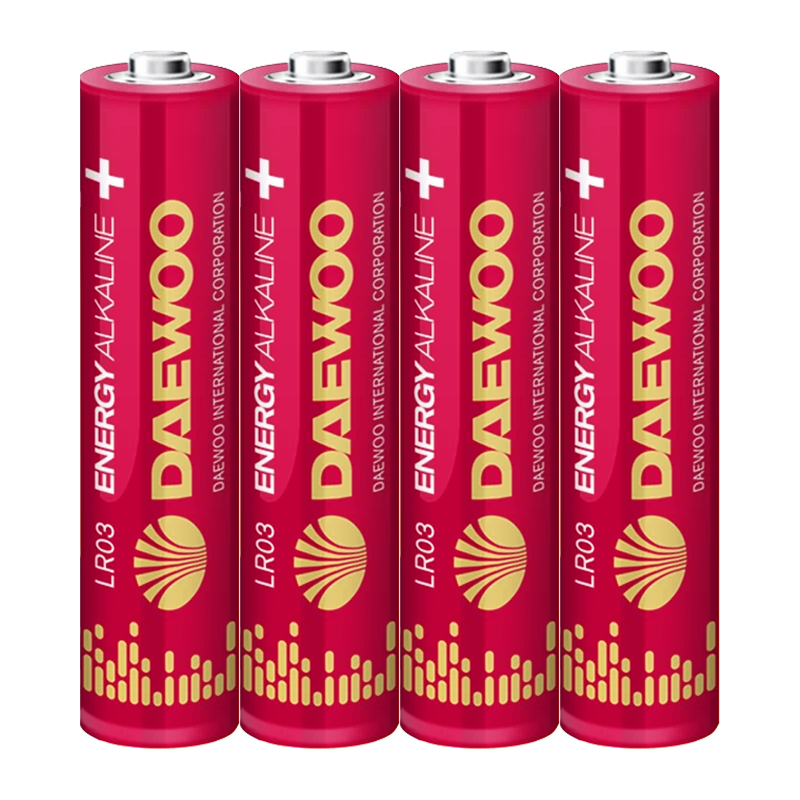 Батарейка Daewoo ENERGY LR03 AAA Shrink 4 Alkaline 1.5V (4/96/384)