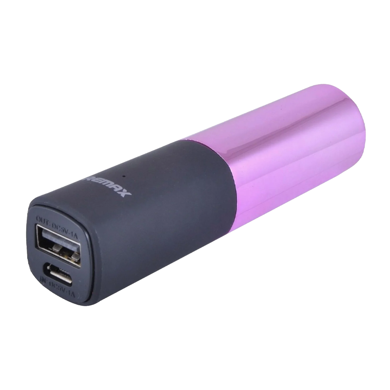 Внешний аккумулятор Remax RPL-12 Lipmax 2400mAh 1.0A 1USB фиолетовый