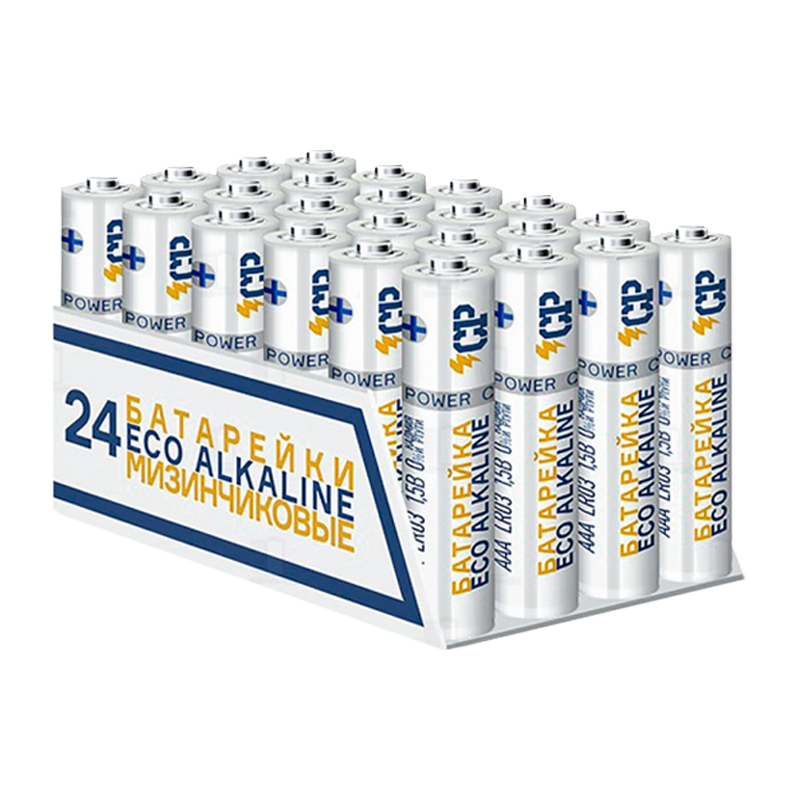 Батарейка Crazy Power Eco LR03 AAA BOX24 Alkaline 1.5V (24/576)