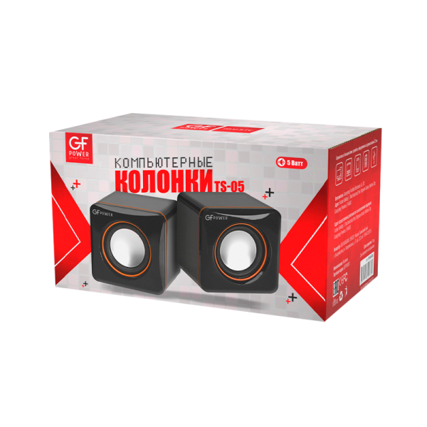 Колонки GFPower TS-05 5W черный (1/100)