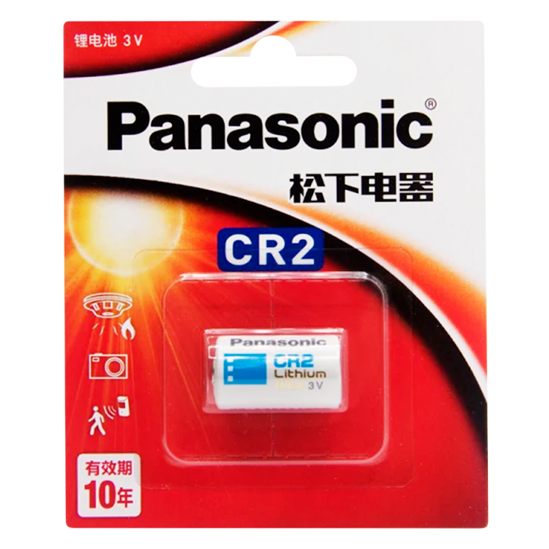 Батарейка Panasonic CR2 BL1 Lithium 3V CN (Китай) (1/10/100)