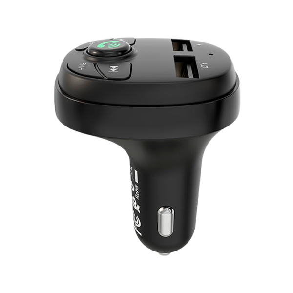 FM-трансмиттер Borofone BC26 2USB microSD bluetooth 4.2 черный (1/30/120)