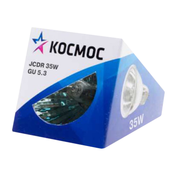 Лампа галогенная Космос JCDR GU5.3 35W 220V софит