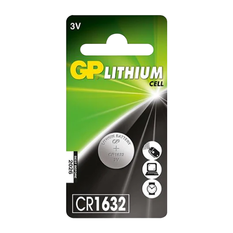 Батарейка GP CR1632 BL1 Lithium 3V (1/10/100/900)