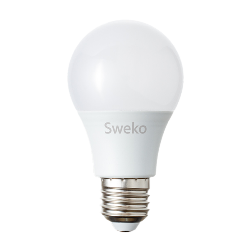 Лампа светодиодная Sweko A60 E27 15W 6500К 230V груша (1/5/100)