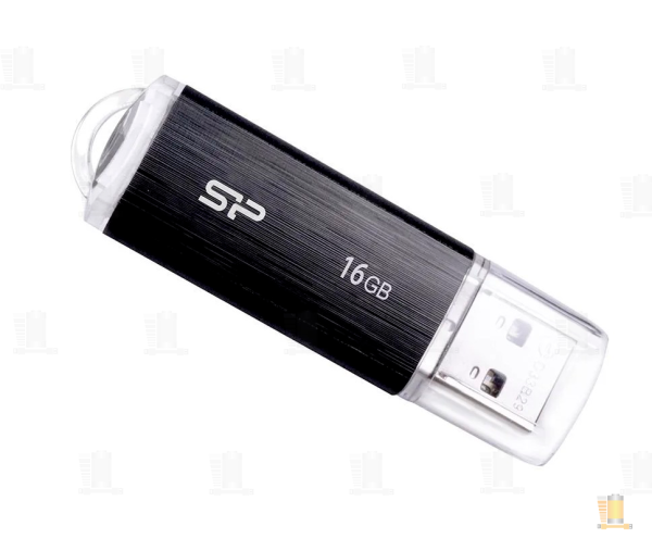 Флеш-накопитель Silicon Power Ultima U02 16GB USB2.0 пластик черный