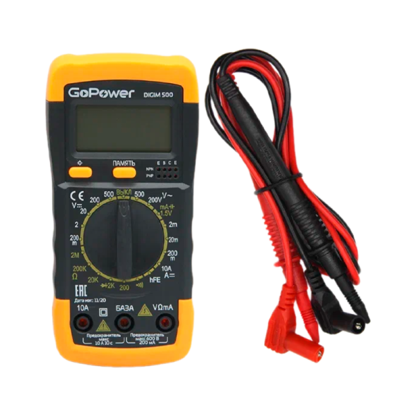 Мультиметр GoPower DigiM 500 (1/60)