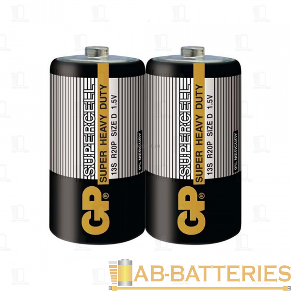 Батарейка GP Supercell R14 C BL2 Heavy Duty 1.5V (2/20/240)
