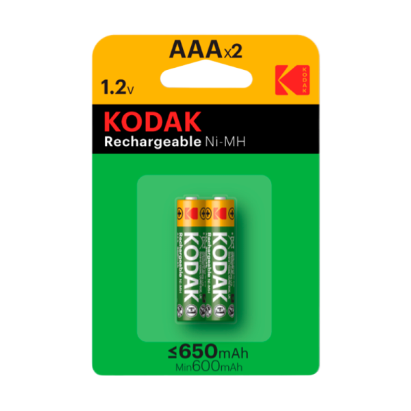 Аккумулятор бытовой Kodak HR03 AAA BL2 NI-MH 650mAh (2/20/240/16800)