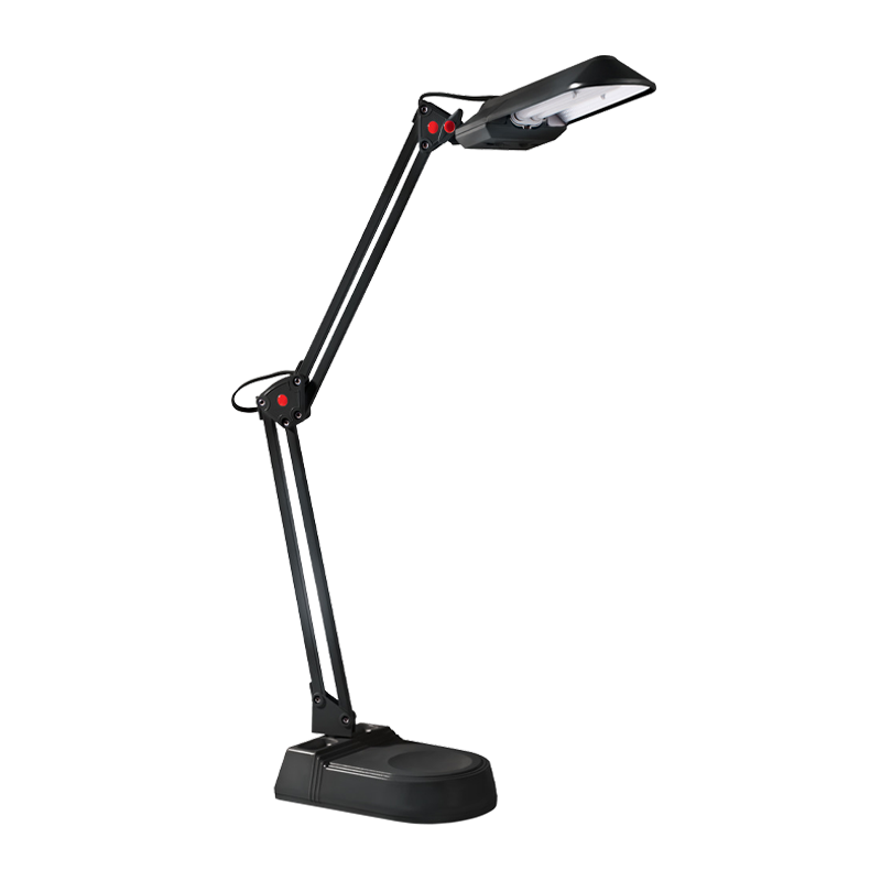 Светильник настольный Camelion KD-017A 11W 230V 2G7 на основании +лампа черный (1/6)