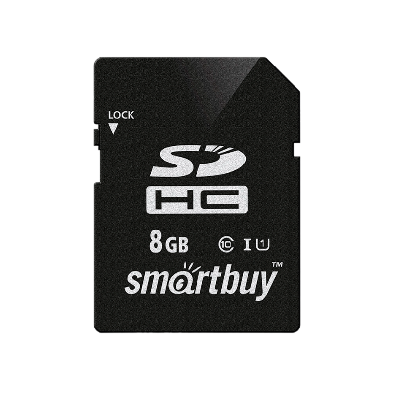 Карта памяти SD Smartbuy 8GB Class10 10 МБ/сек