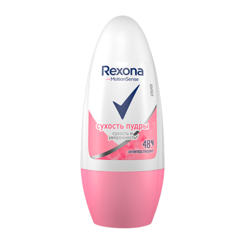 Дезодорант женский Rexona Сухость пудры роликовый 50мл (1/6)