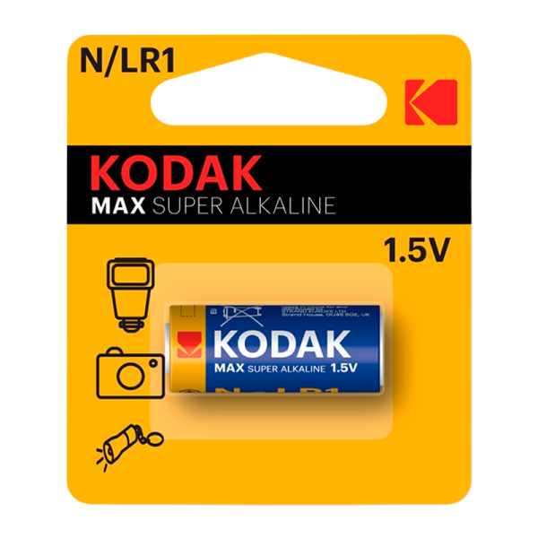Батарейка Kodak MAX LR1 N BL1 Alkaline 1.5V (1/12/72/27648)