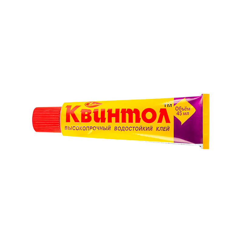 Клей Новбытхим Квинтол 45мл универсальный водостойкий BOX18 шоу-бокс
