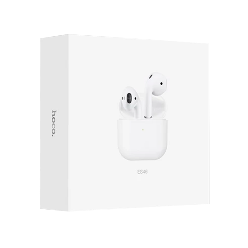 Наушники вставные HOCO ES46 bluetooth 5.0 с микр. белый (1/21/126)