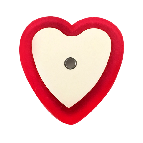 Ночник Camelion NL-263 "Сердце с фотосенсором" 0.6W 220V в розетку красный (1/30/120)