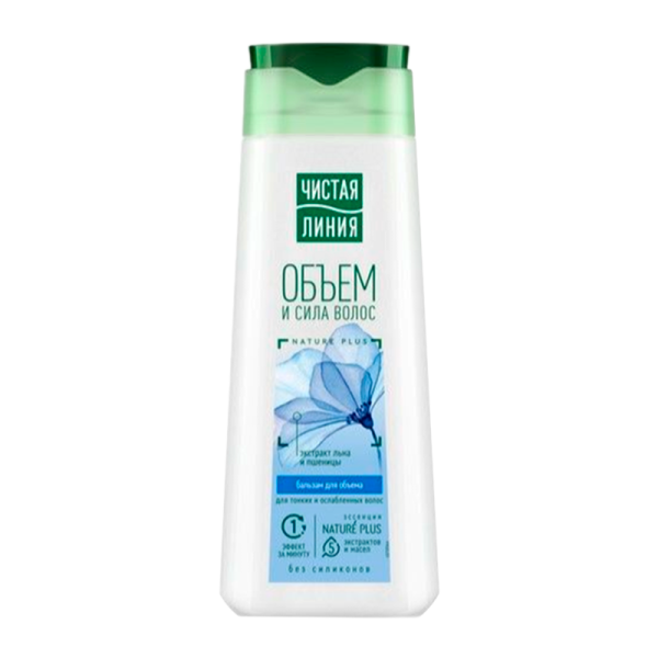 Бальзам для волос Чистая линия Объем и Сила (1/12)