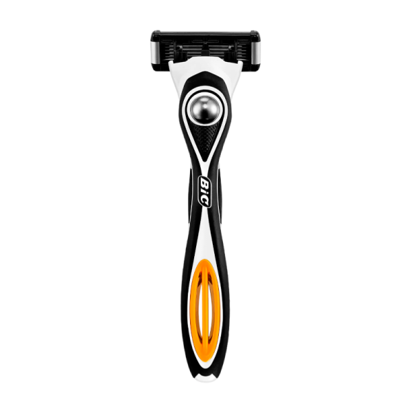 Бритва BIC "Flex 5 Hybrid" 5 лезвий 2 кассеты прорезиненная ручка (1/10)