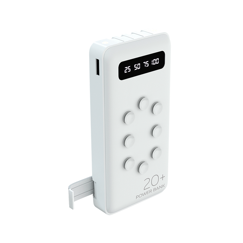 Внешний аккумулятор MORE CHOICE PB42S-10 10000mAh 2.1A 2USB белый