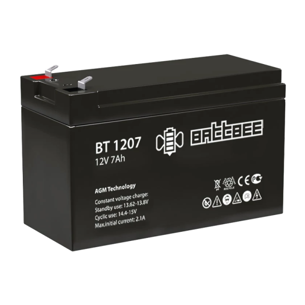 #Аккумулятор свинцово-кислотный Battbee BT 1207 12V 7Ah