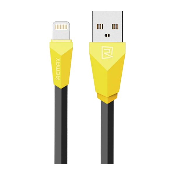 USB кабель REMAX Alien (IPhone 5/6/7/SE) 1M RC-030I Чёрный (1M, 2.1A)